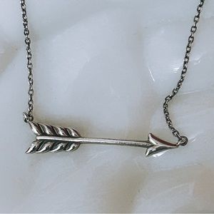 Retired Tiffany and Co. arrow necklace, Arrow pendant necklace 18”